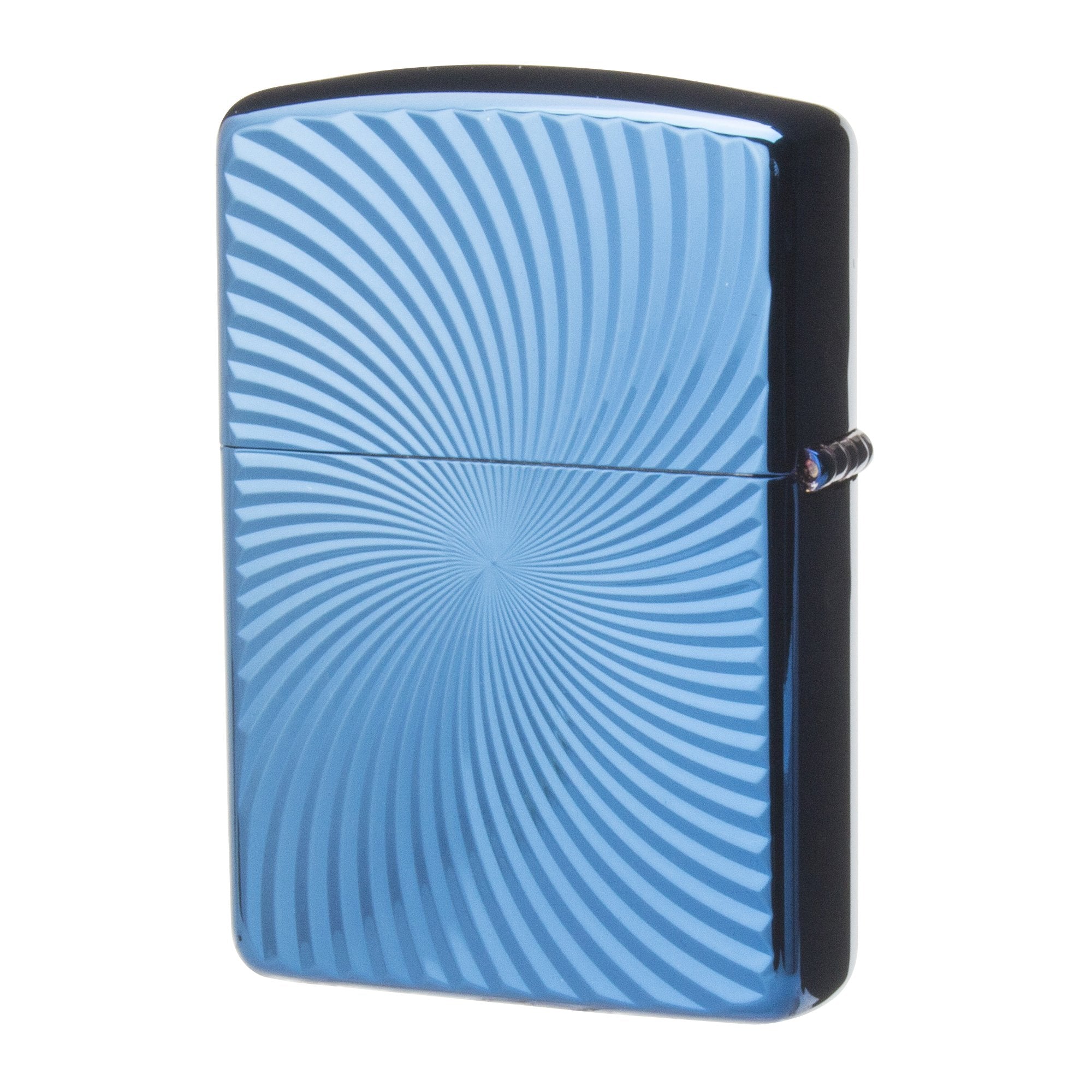 Zippo 62TIBL-Wave Lighter, Blue, Armor, Double Sided, Titanium Coating